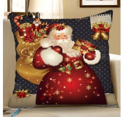 Christmas Digital Printing Square Pillow Case Sofa Cushion Cover