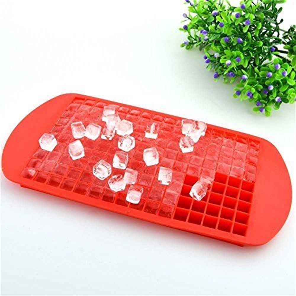 160 Grid Squares Mini Small Food Grade Silicone Ice Cube Tray