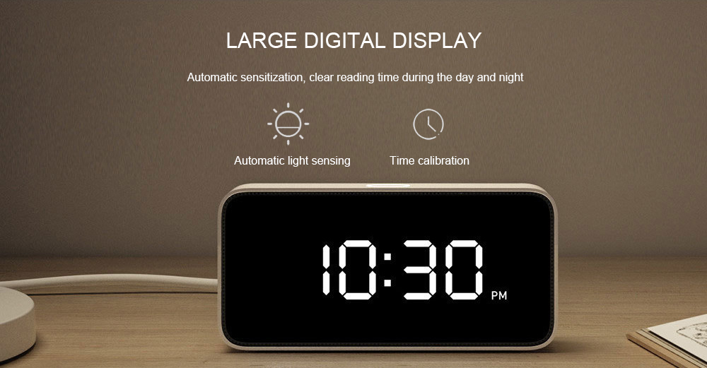 Xiaomi Household Multifunctional Creative Smart Alarm Clock
